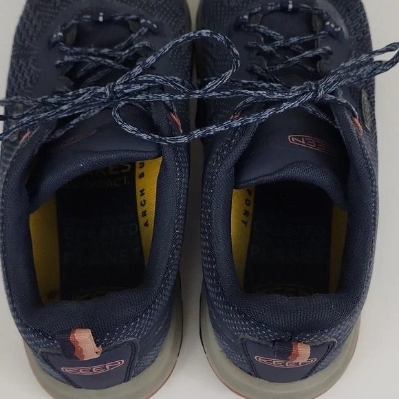 Keen Terradora II Vent Low Hiking Shoes in Blue Nights/Redwood Size Size 8 - Picture 9 of 12